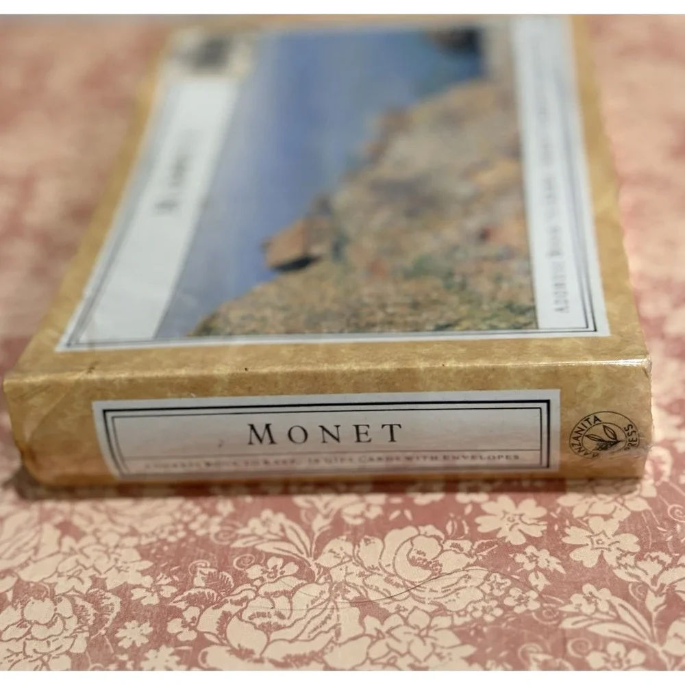 Vintage Monet Stationery Gift Set Address Book Cards Envelopes Sealed